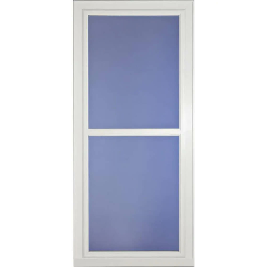 LARSON Tradewinds Fullview  White Full View Aluminum Storm Door_1