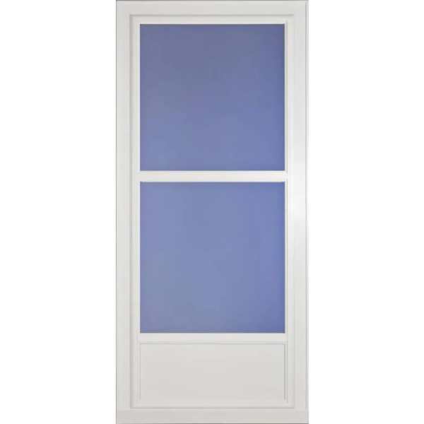 LARSON Tradewinds Midview  White Mid View Aluminum Storm Door